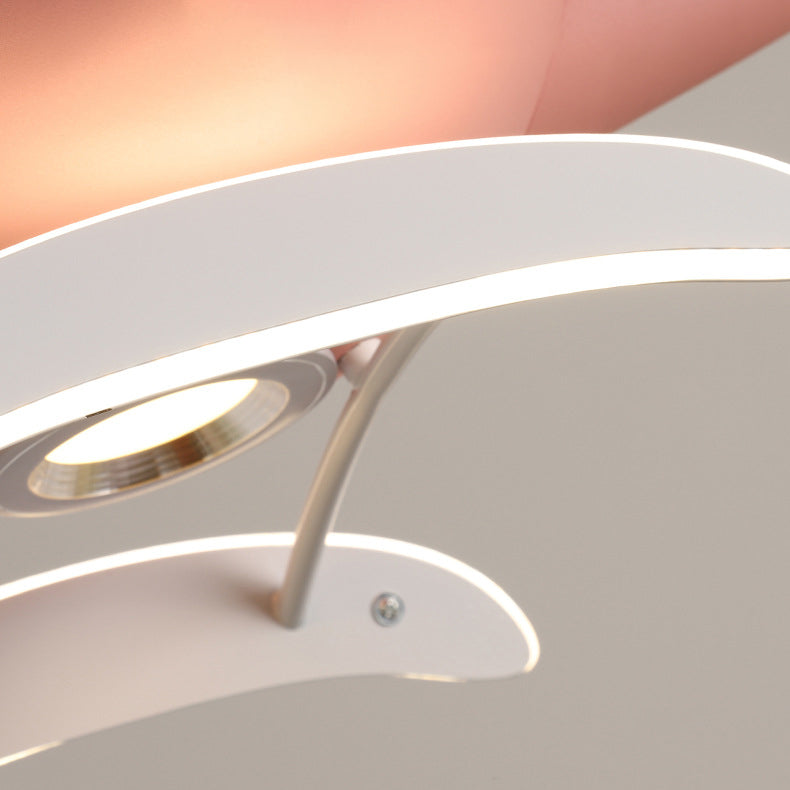 Metal Geometric Ceiling Pendant Modern Style Multi Lights LED Flush Light