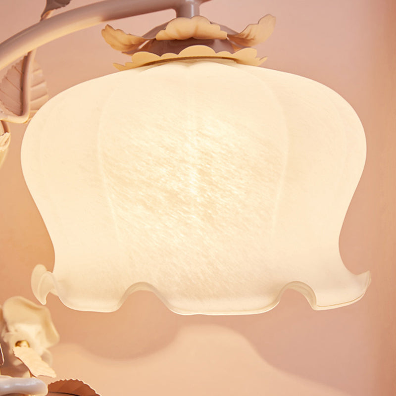 1 Éclairage de tambour léger Éclairage de table en verre de style moderne pour chambre