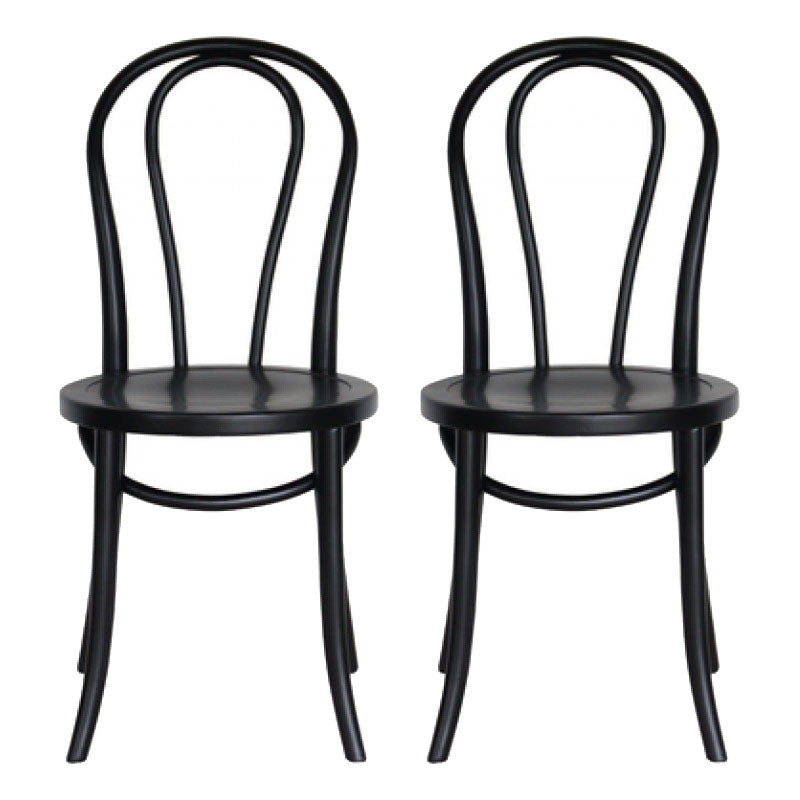 Comedor de madera tradicional, cocina, silla lateral, silla trasera Windsor