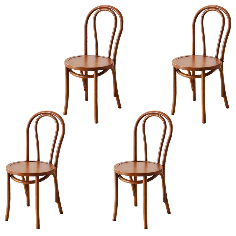 Comedor de madera tradicional, cocina, silla lateral, silla trasera Windsor