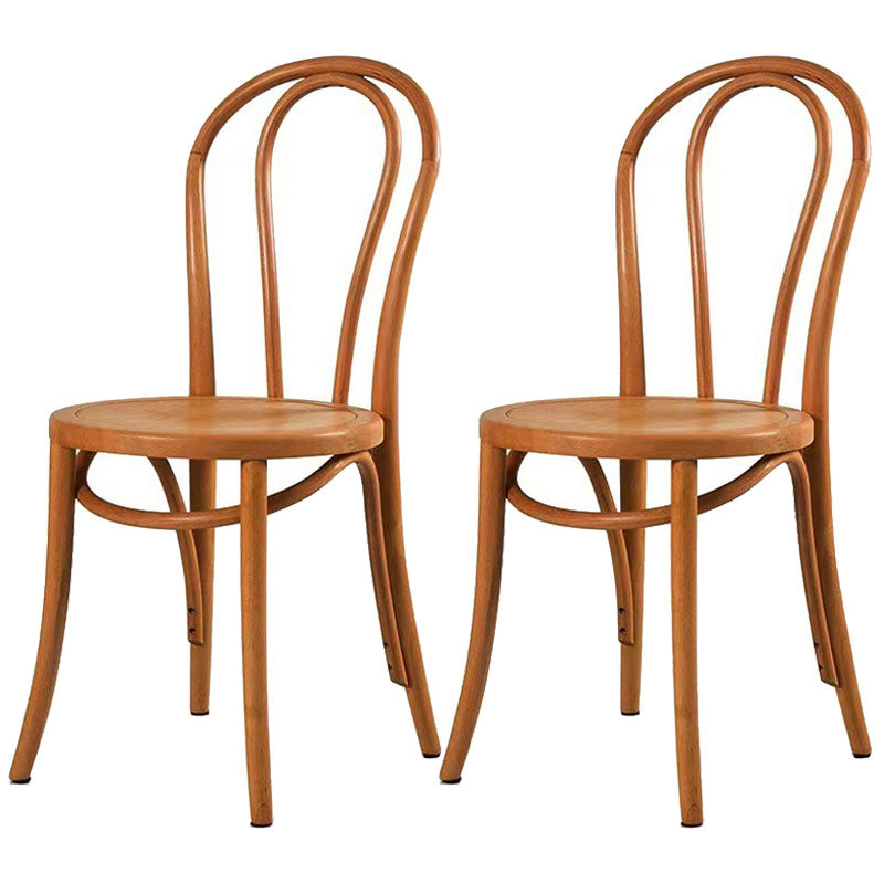 Comedor de madera tradicional, cocina, silla lateral, silla trasera Windsor