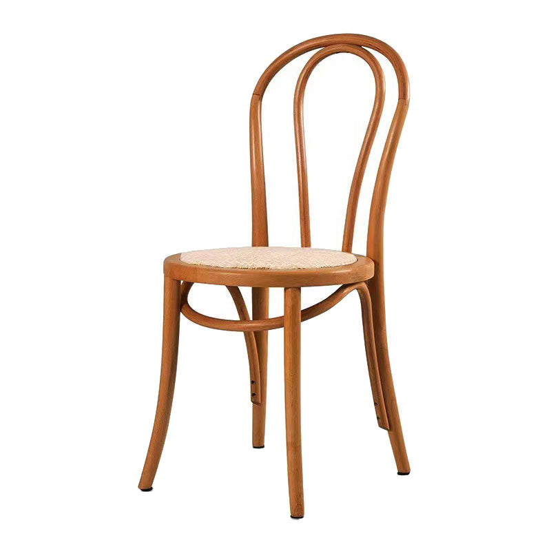 Comedor de madera tradicional, cocina, silla lateral, silla trasera Windsor