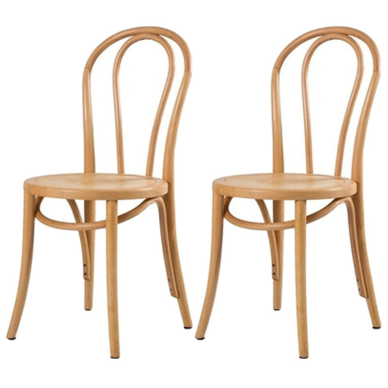 Comedor de madera tradicional, cocina, silla lateral, silla trasera Windsor