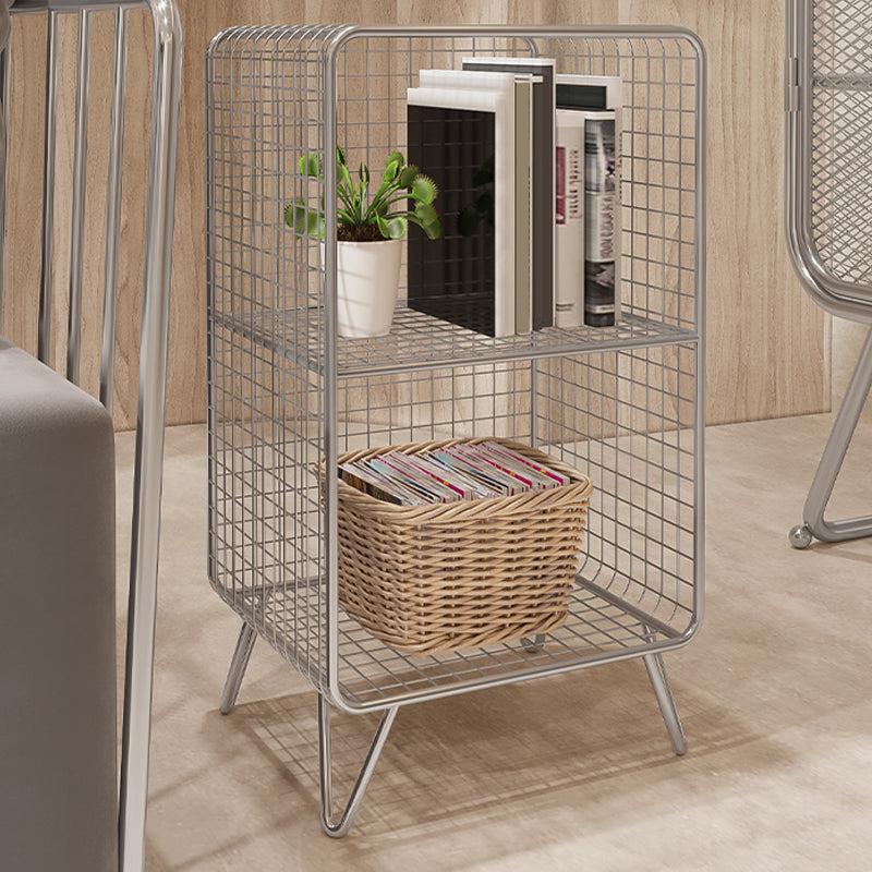 Bibliothèque standard de style industriel Metal à l'arrière fermé pour le bureau à domicile