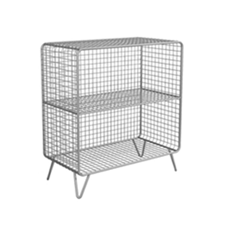 Bibliothèque standard de style industriel Metal à l'arrière fermé pour le bureau à domicile