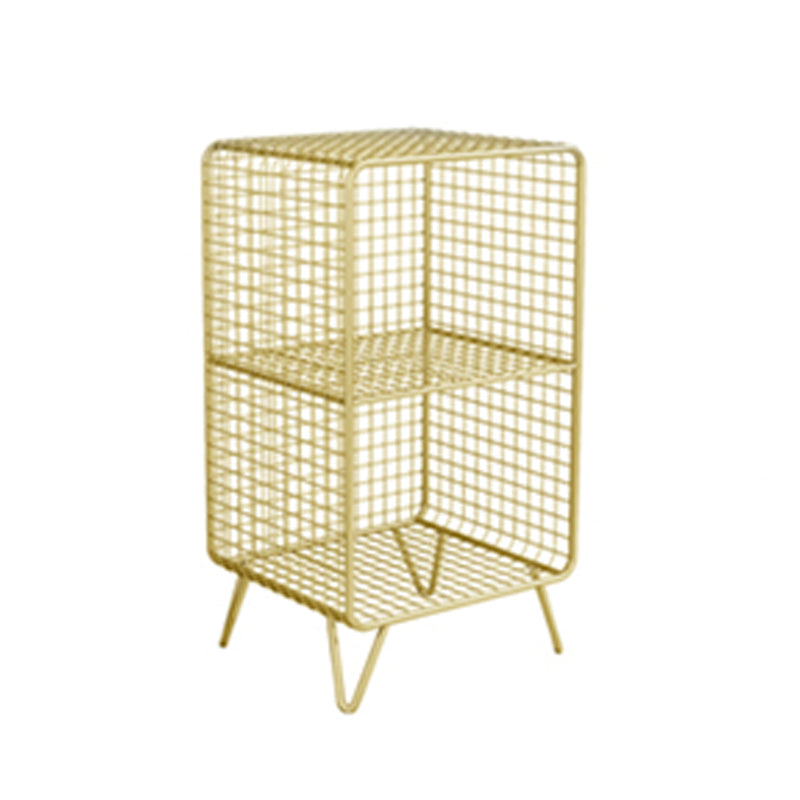 Bibliothèque standard de style industriel Metal à l'arrière fermé pour le bureau à domicile