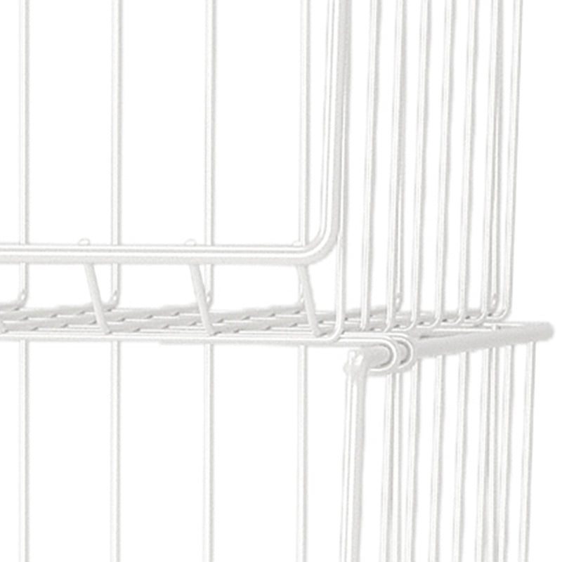 9.5" W Bookshelf Contemporary Style Bookcase with Casters for Home and Study Room