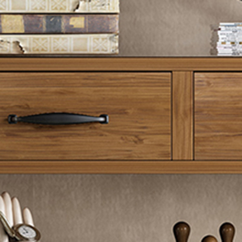 Industrial Style Bookshelf Open Shelf Bookcase with Drawer Storage