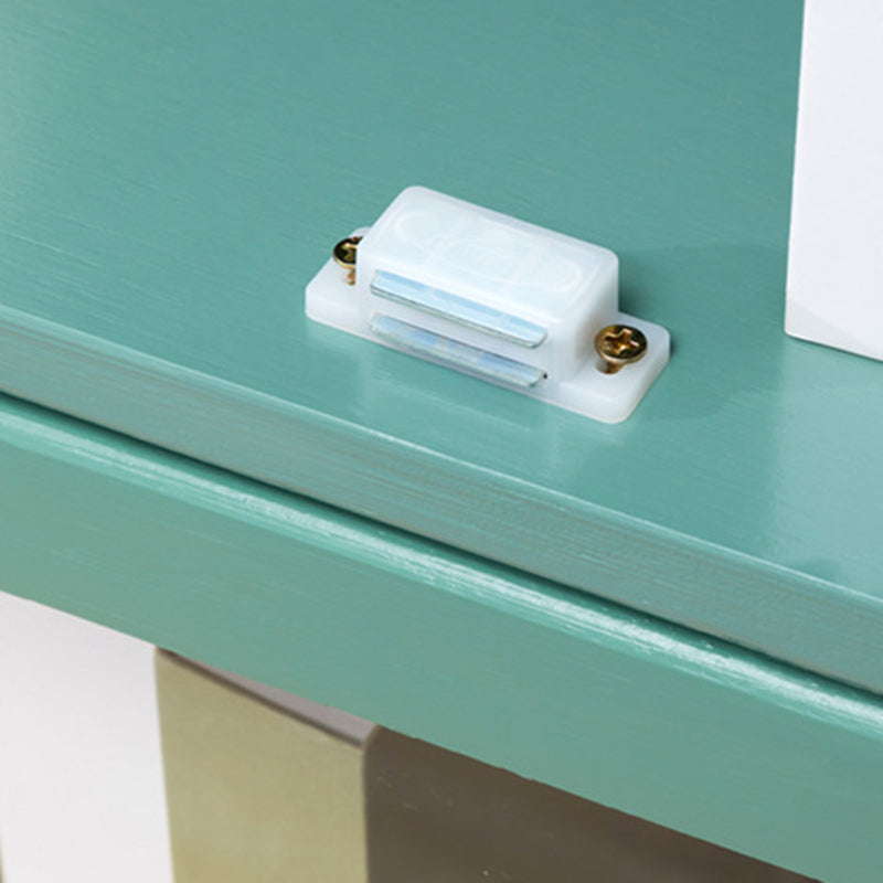 Zeitgenössischer Green Barrister Bücherregal Bambus Bücherregal für Heimbüro