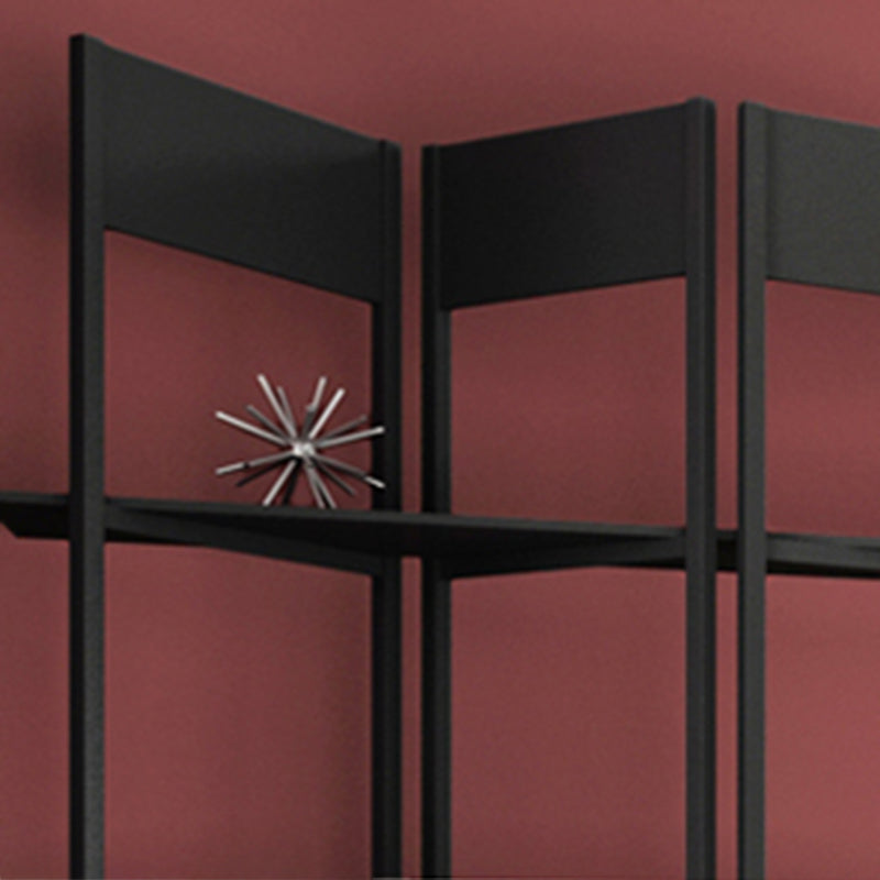 Industrial Style Bookshelf 5-Shelf Open Bookcase for Home Office