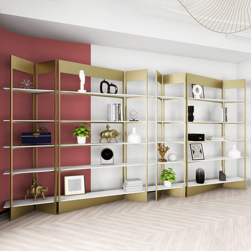 Industrial Style Bookshelf 5-Shelf Open Bookcase for Home Office