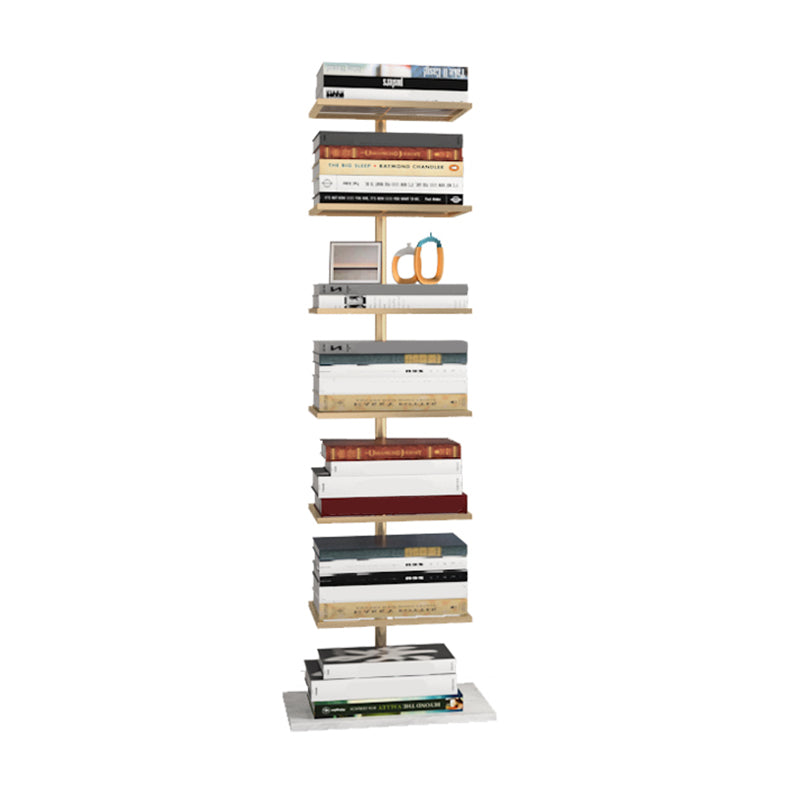 Modern Style Open Bookshelf Vertical Shelf Bookcase for Home