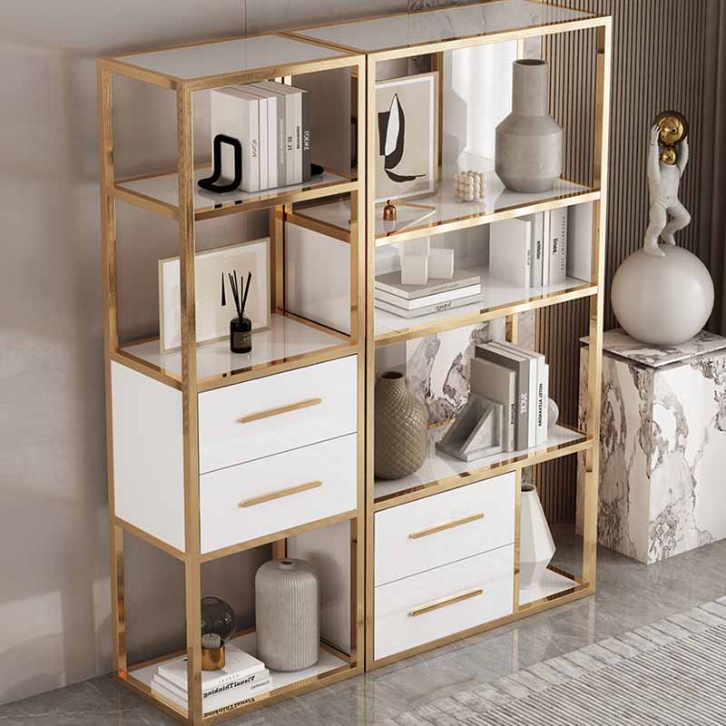 Modern Style Open Bookshelf Etagere Shelf Bookcase for Home Office