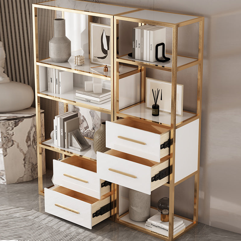 Modern Style Open Bookshelf Etagere Shelf Bookcase for Home Office