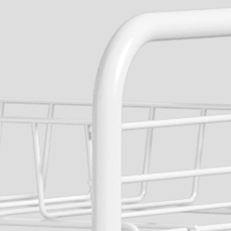 11"W Bookshelf Contemporary Style Bookcase with Casters for Home and Study Room