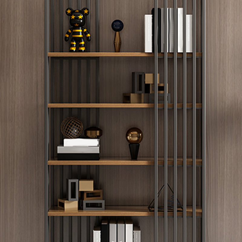 Open Metal Etagere Bookcase Industrial Shelf Bookcase with Shelves