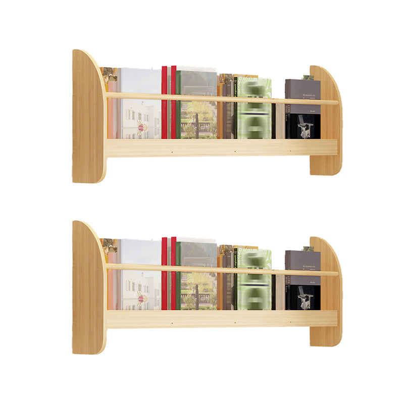 Contemporary Style Bookshelf Wall Mounted Horizontal Bookcase for Home Office