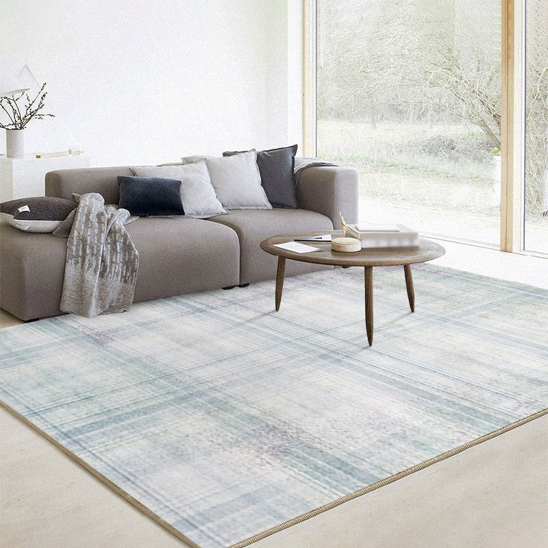 Light Brown Modern Rug Polyester Pattern Area Rug Stain Resistant Rug for Home Decoration