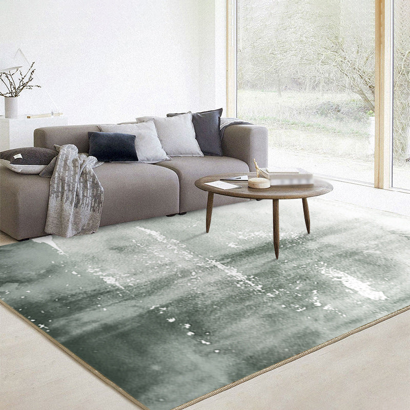 Light Brown Modern Rug Polyester Pattern Area Rug Stain Resistant Rug for Home Decoration