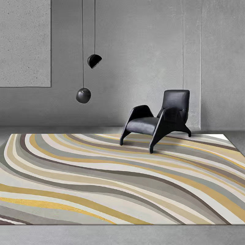 Modern Nordic Area Rug Carpet Stain Resistant Rug for Living Room