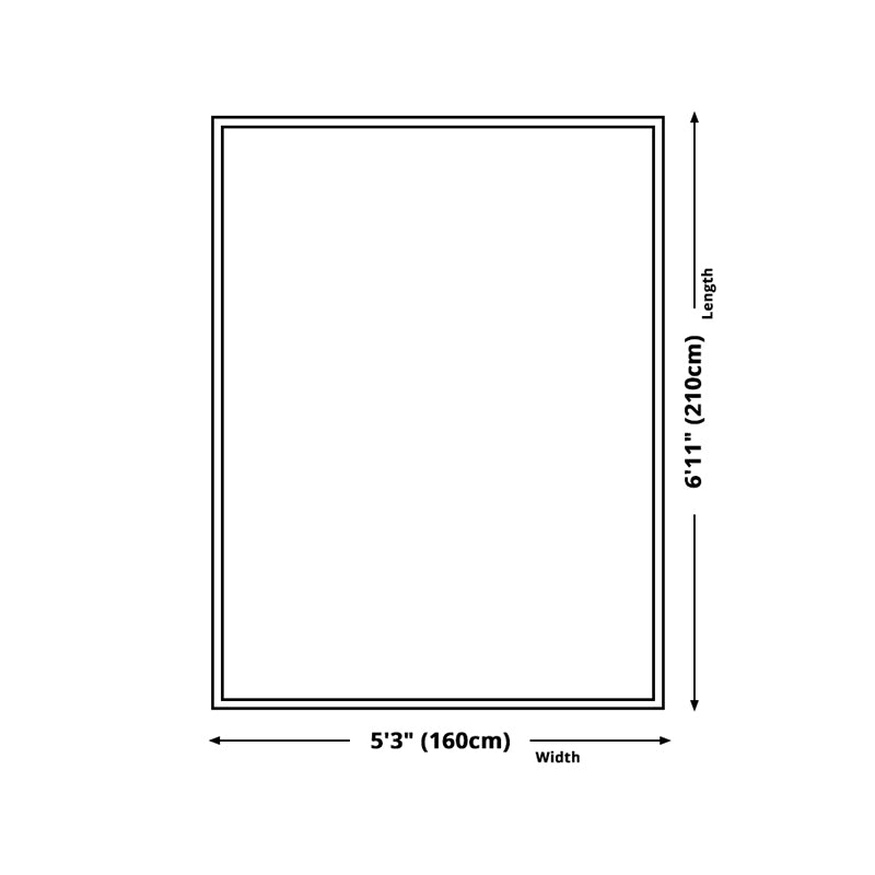 Argyle Bohemian Style Rug Rug Stain Resistant Rug for Home Decor