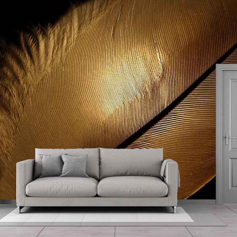 Washable Stain Resistant Mural Wallpaper Feather Indoor Wall Mural