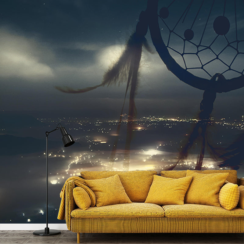 Modern Style Wall Mural Wallpaper Dream Catcher Sitting Room Wall Mural