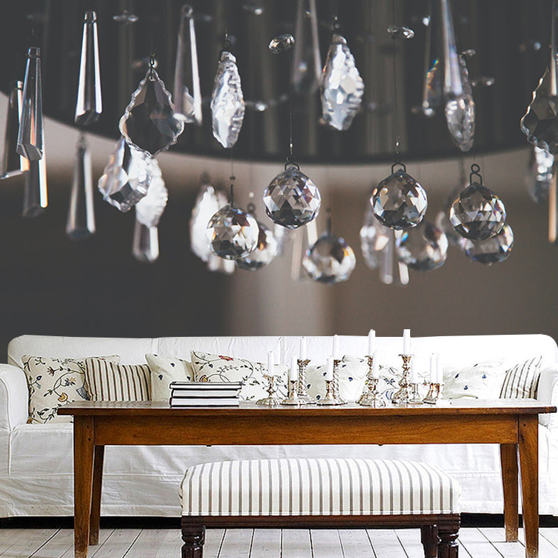 Environment Friendly Resistant Mural Wallpaper Geometry Elements Sleeping Room Wall Mural