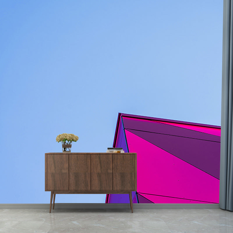 Environment Friendly Resistant Mural Wallpaper Geometry Elements Sleeping Room Wall Mural