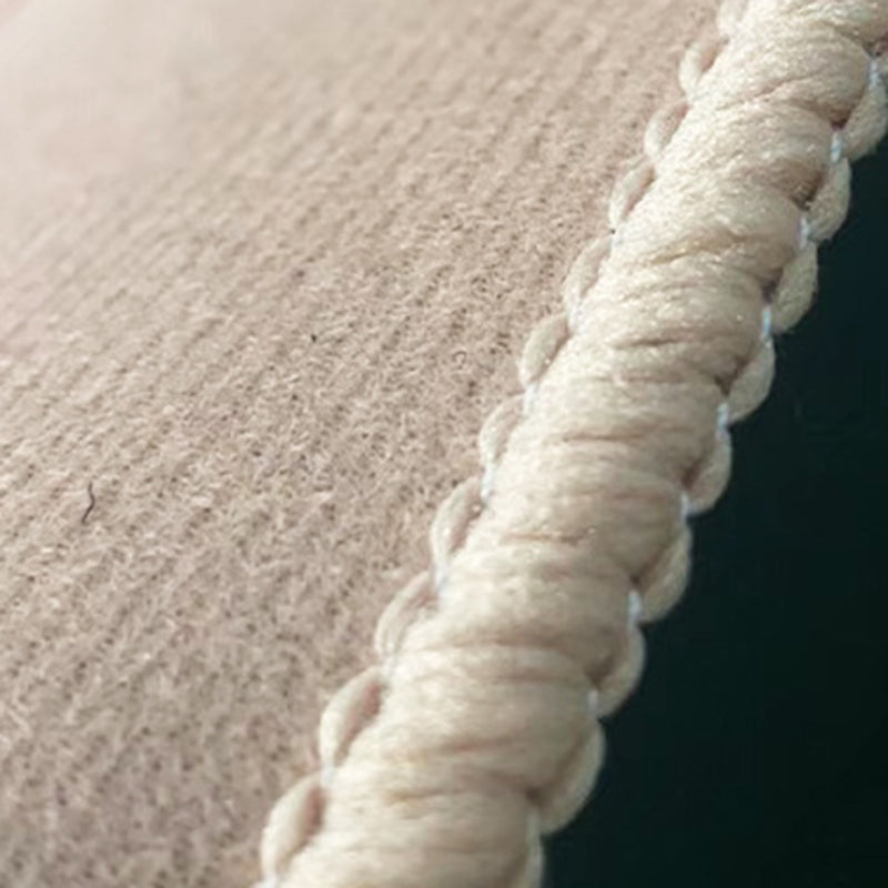 Light Brown Line Carpet Polyester Modern Carpet Washable Carpet for Home Decor