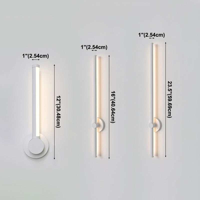 Modern Wall Lights Linear Sconce Light Fixtures Metal 1 Light Wall Sconces