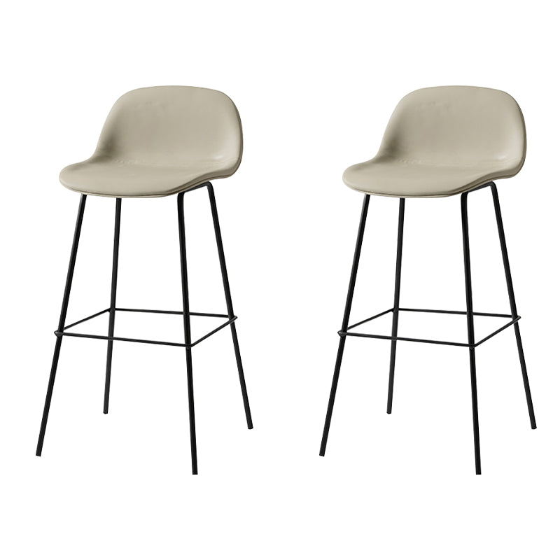 Scandinavian Style Bar-stool with Bucket Seat Counter Stool for Restaurant Bar