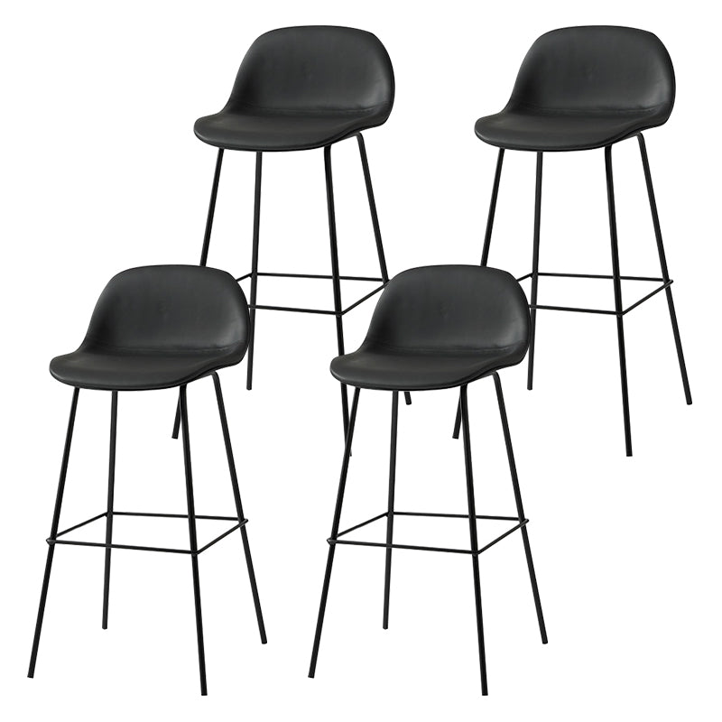 Scandinavian Style Bar-stool with Bucket Seat Counter Stool for Restaurant Bar