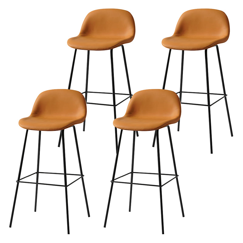 Scandinavian Style Bar-stool with Bucket Seat Counter Stool for Restaurant Bar