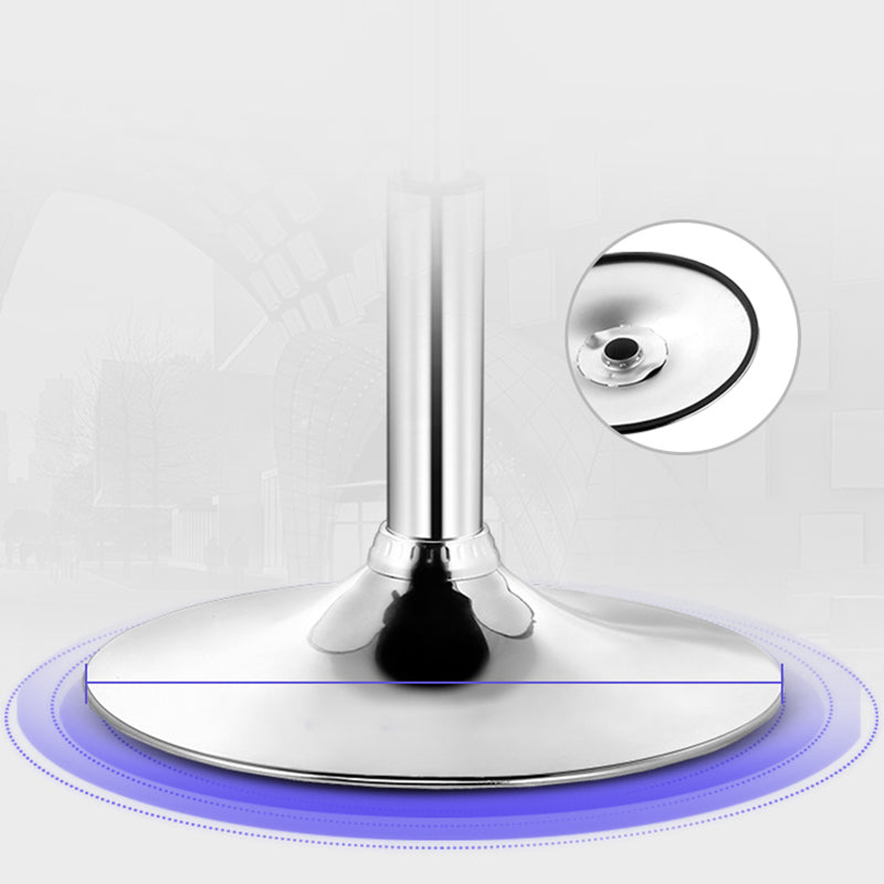 Modern Adjustable Backrest Counter Stool Steel Study Bar Stool with Cushion and Pedal