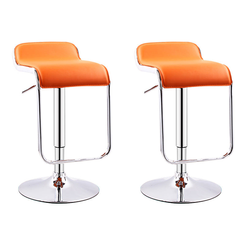 Modern Adjustable Backrest Counter Stool Steel Study Bar Stool with Cushion and Pedal