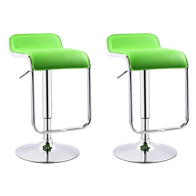 Modern Adjustable Backrest Counter Stool Steel Study Bar Stool with Cushion and Pedal