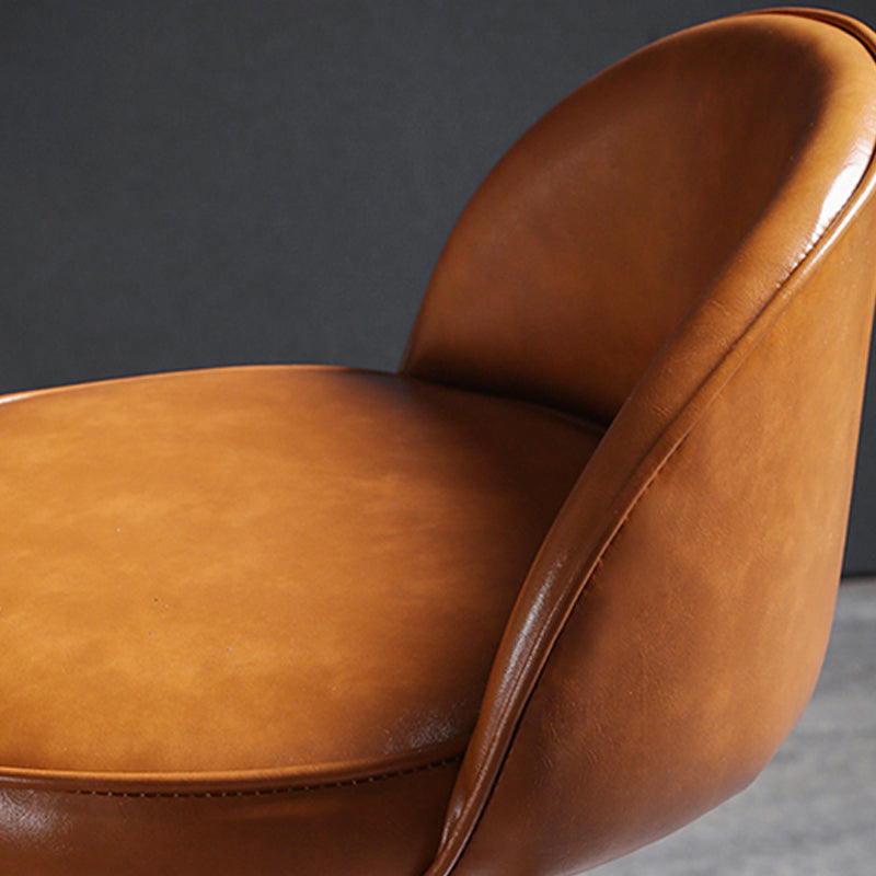 Scandinavian Style Bar-stool with Round Seat Counter Stool for Kitchen Bar