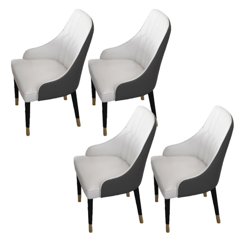 Glam 1/4/5/7 Pieces White Dining Table Set with Sintered Stone Top Scalable Dinette Set