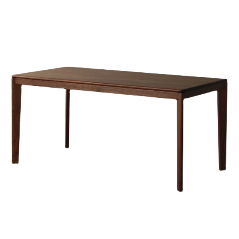 Contemporary Style Dining Table Rectangle 4 Legs Furniture for Dining Room Home