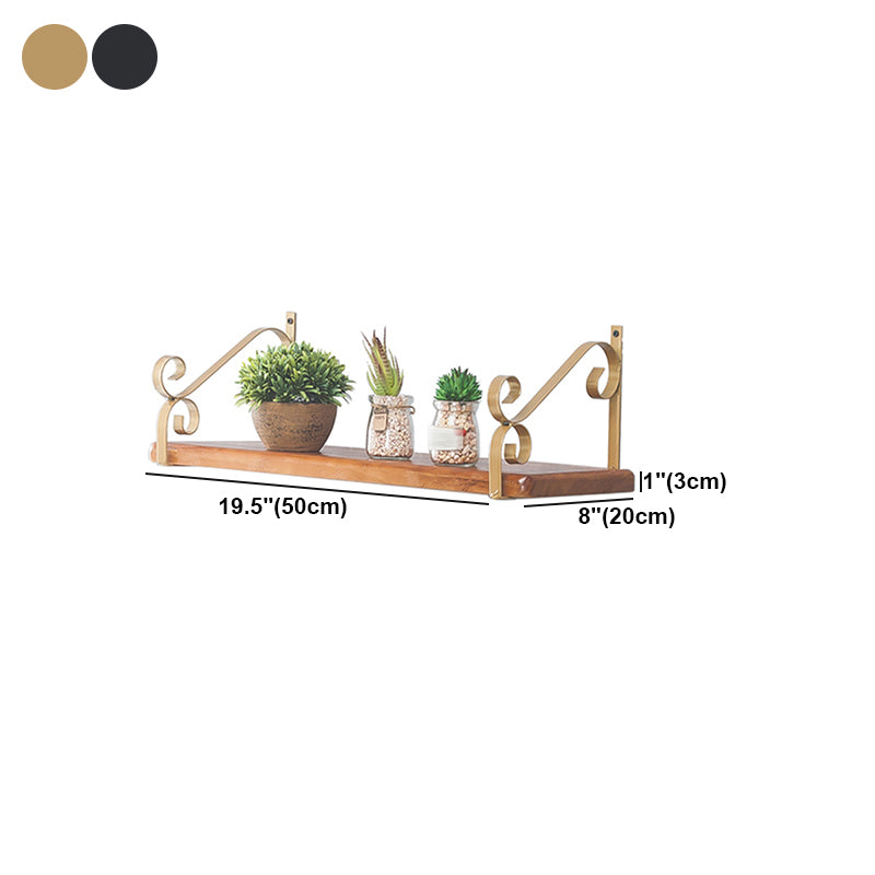 Modern Style Wooden Bookshelf Wall Mounted Shelf Bookcase for Home