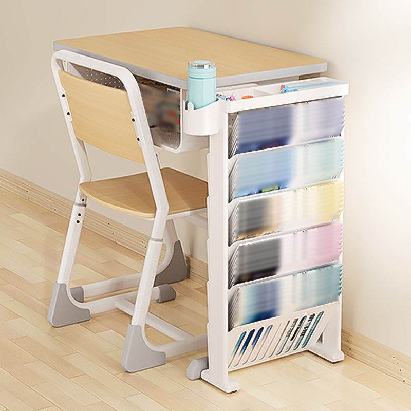 Libreria a 5 scaffali per la scala in plastica contemporanea scaffale di libri