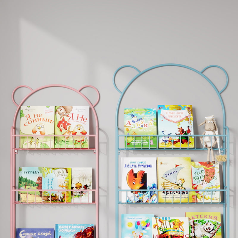 Libreria moderna mobile in metallo in metallo per casa