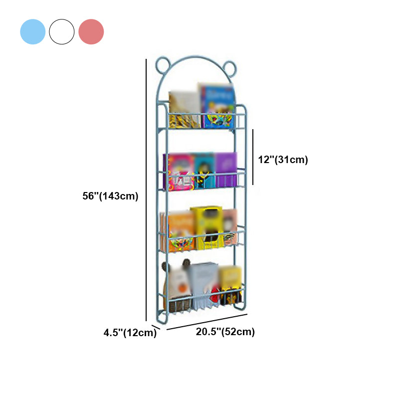 Libreria moderna mobile in metallo in metallo per casa