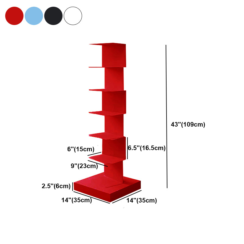 Moderner Stil vertikaler Bücherregal Edelstahl geschlossenes Rückenregal Bücherregal