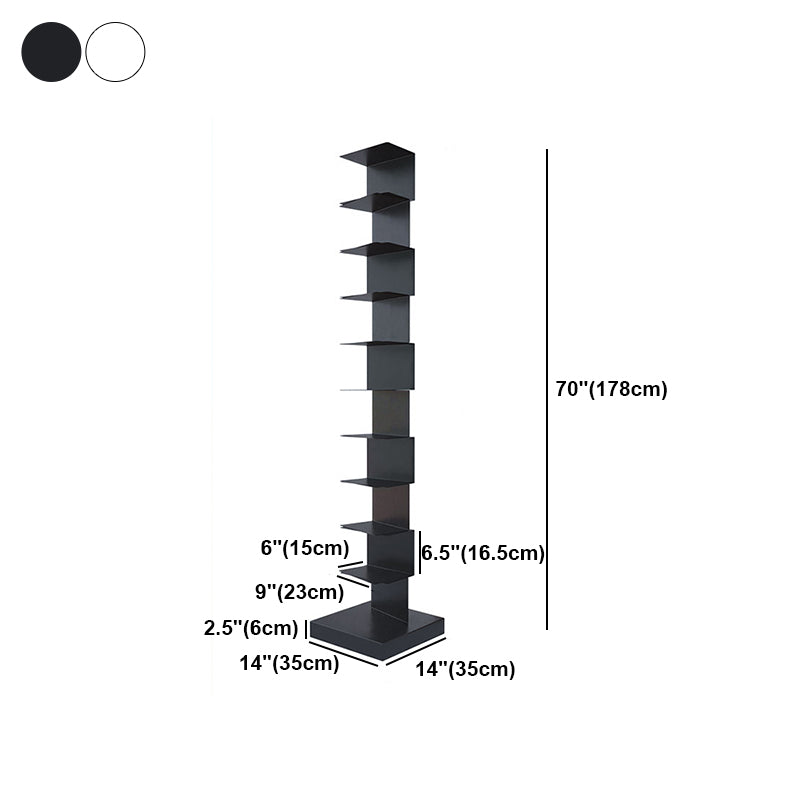Moderner Stil vertikaler Bücherregal Edelstahl geschlossenes Rückenregal Bücherregal