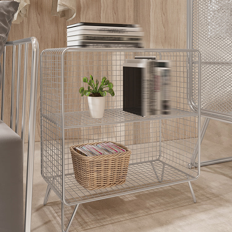 Moderner Metal -Bücherregal mit Metal -Bücherregal für Zuhause und Büro geschlossen