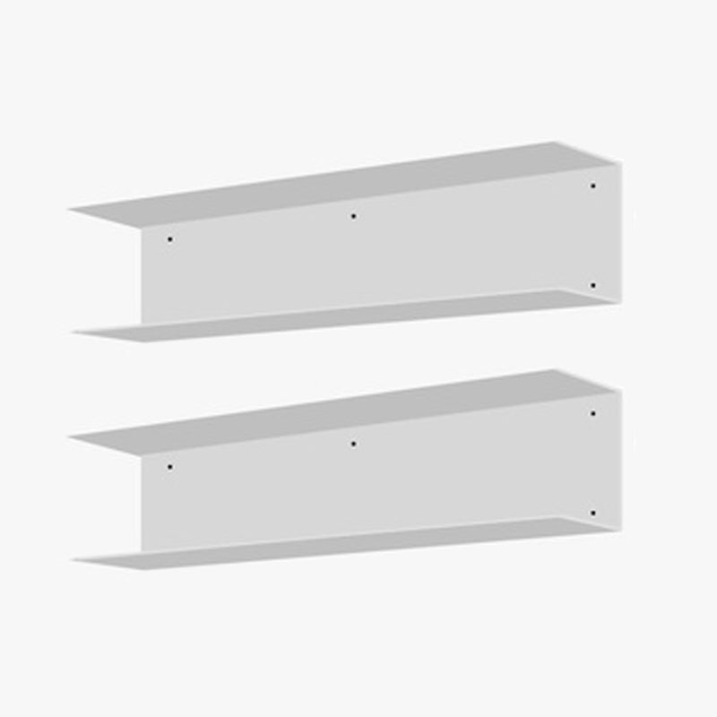 Wall Mounted Industrial Bookshelf Iron Frame and Shelf for Living Room