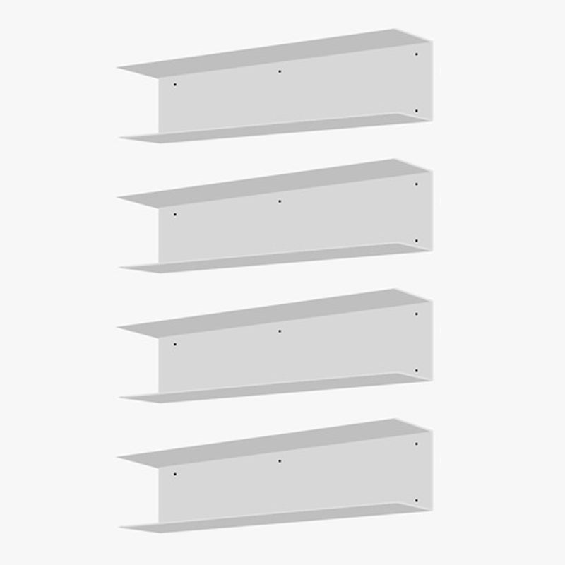 Wall Mounted Industrial Bookshelf Iron Frame and Shelf for Living Room