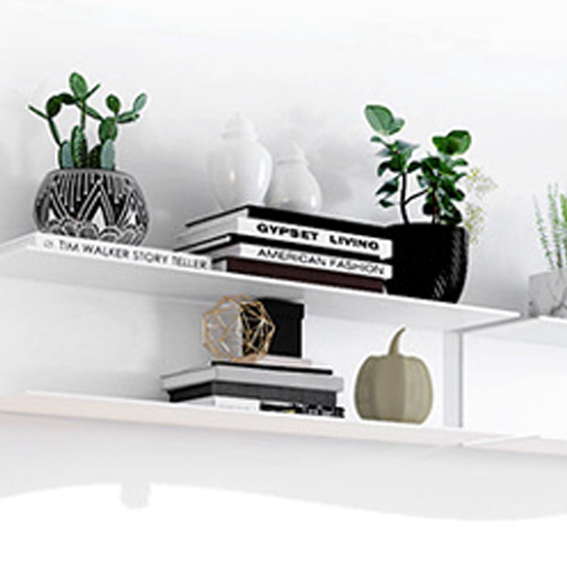 Wall Mounted Industrial Bookshelf Iron Frame and Shelf for Living Room